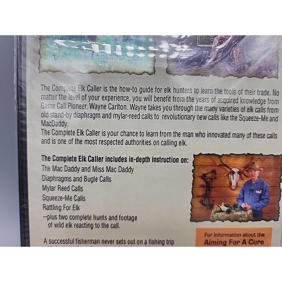 Hunter's Specialties The Complete Elk Caller DVD Factpry Sealed Model 70662 - Picture 3 of 7